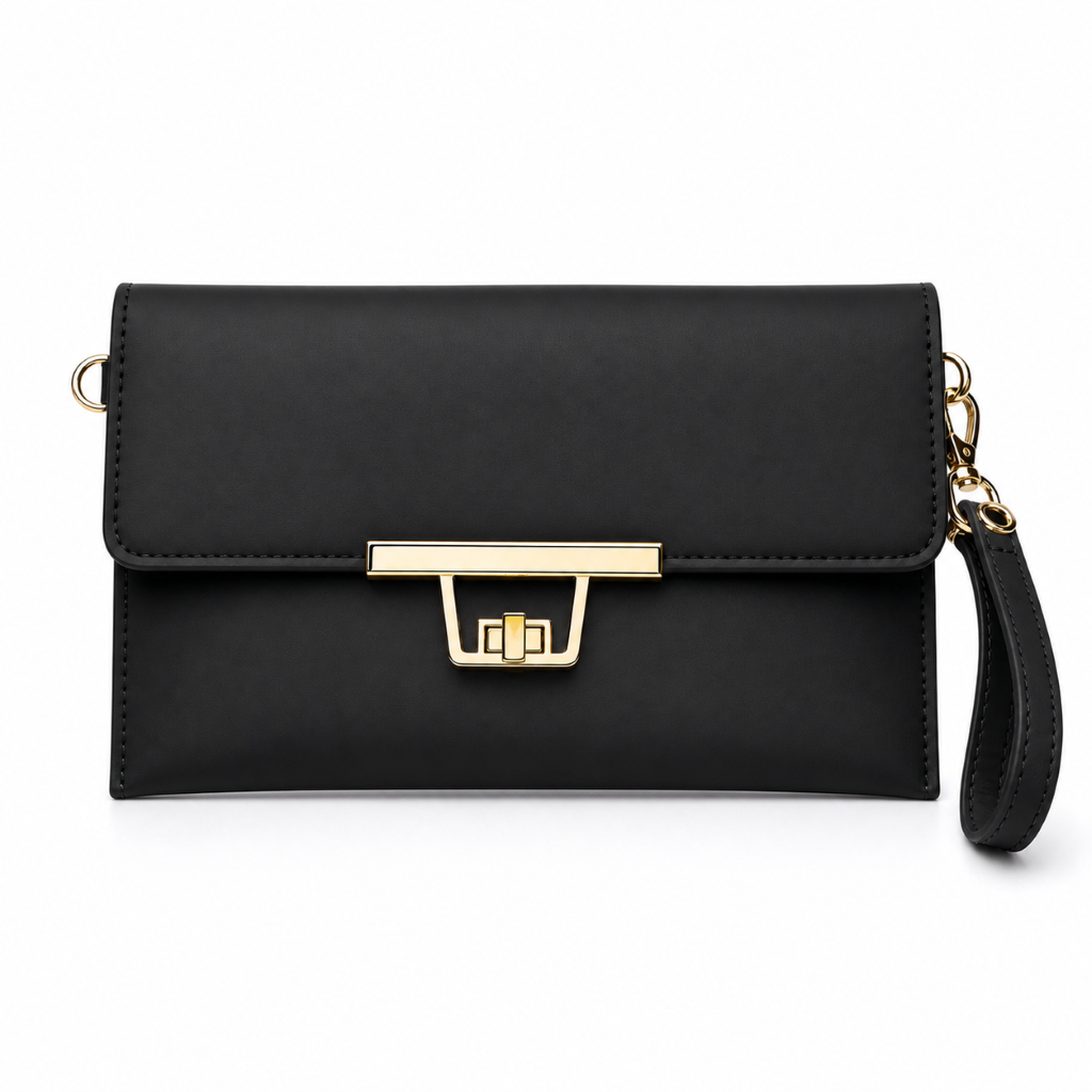 Marcella Matte Black Day/Evening Bag