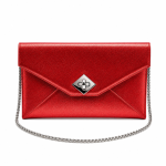 Leora Metallic Red Evening Bag