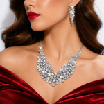 Skylar Rhinestone Baubles Necklace Set