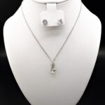 Crystal Marquis Swirl Necklet