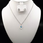 Crystal Square Taper Necklet