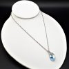 Crystal Teardrop Necklet - Image 2