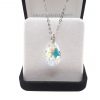 Crystal Teardrop Necklet - Image 3