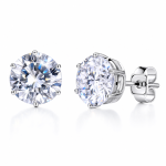 Paige Solitaire Earring Studs