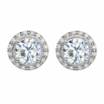 Paris Rondelle Rhinestone Earrings
