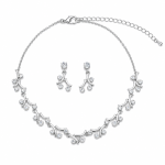 Ellie Petite Rhinestone Necklace Set