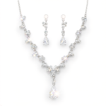 Maddon Sparkling Rhinestone Necklace Set
