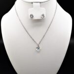 Crystal AB Nugget Necklet