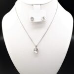 Crystal Oval Necklet