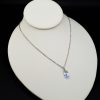 Crystal Petite Teardrop Necklet - Image 2
