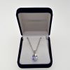Crystal Petite Teardrop Necklet - Image 3