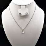Crystal Petite Teardrop Necklet