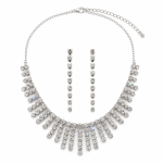 Demi Rhinestone Necklace Set