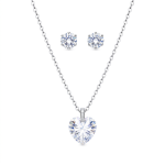 Crystal Heart Necklet