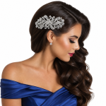 Estelle Rhinestone Bow Hair Comb
