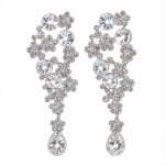Pageant Elegant Rhinestone Chandelier Earrings
