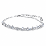 Remi Miniature Floral Rhinestone Bracelet