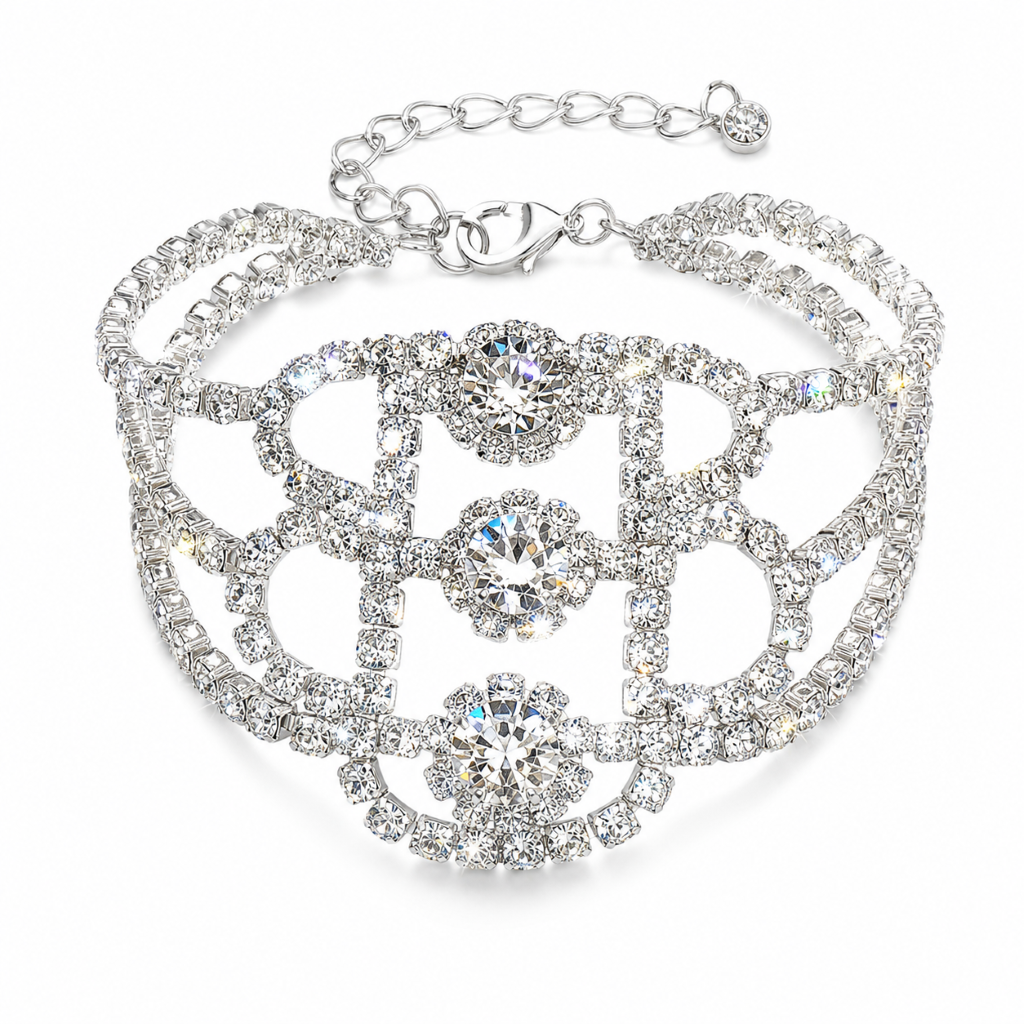 Camila Rhinestone Adjustable Bracelet