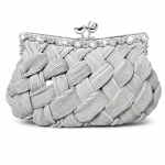 Adonia Silver Soft Body Evening Bag