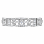 Dale Rhinestone Geometric Bracelet/ Bangle