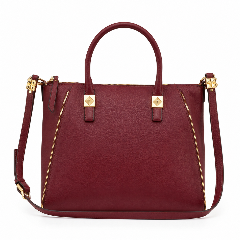 Ebby Burgundy Shoulder Bag