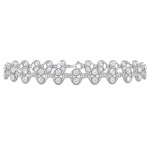 Jersey Rhinestone Solitaire Bracelet