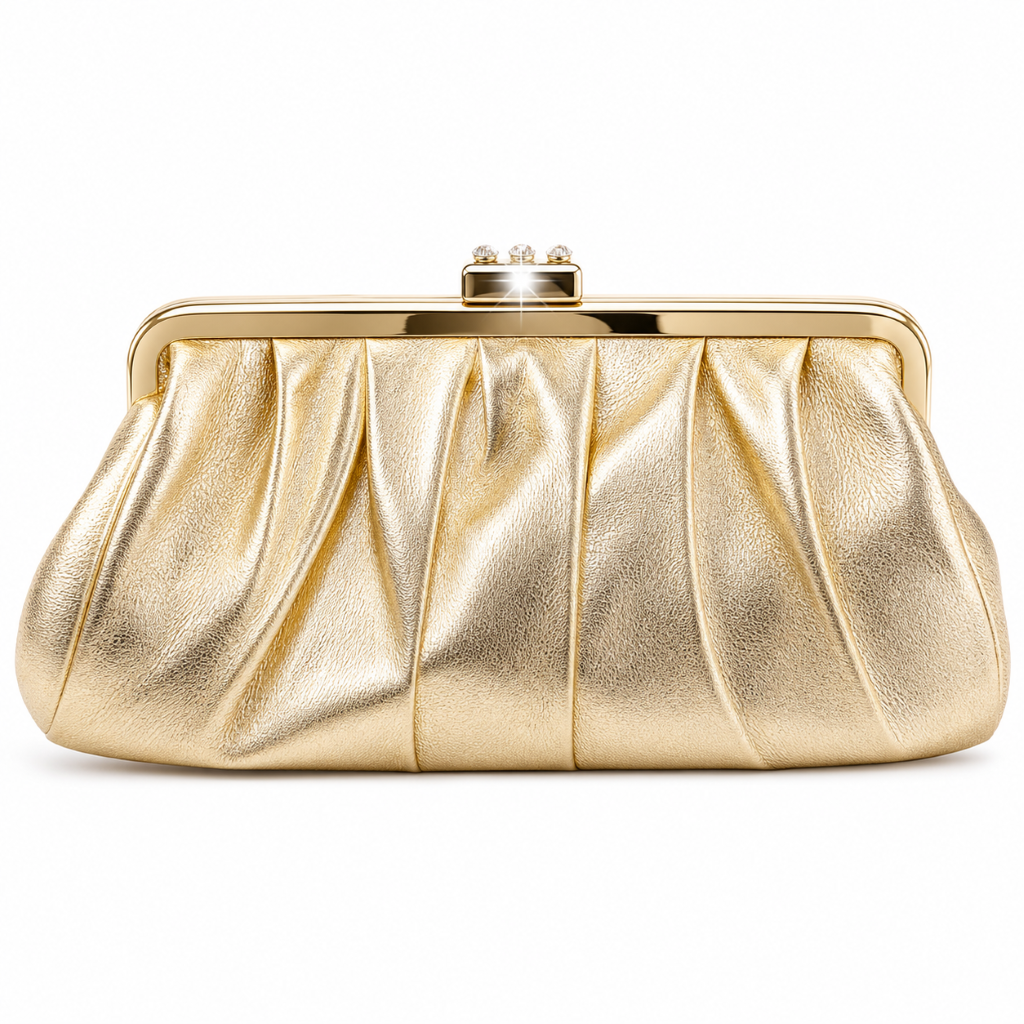 Lara Soft Gold Evening Bag