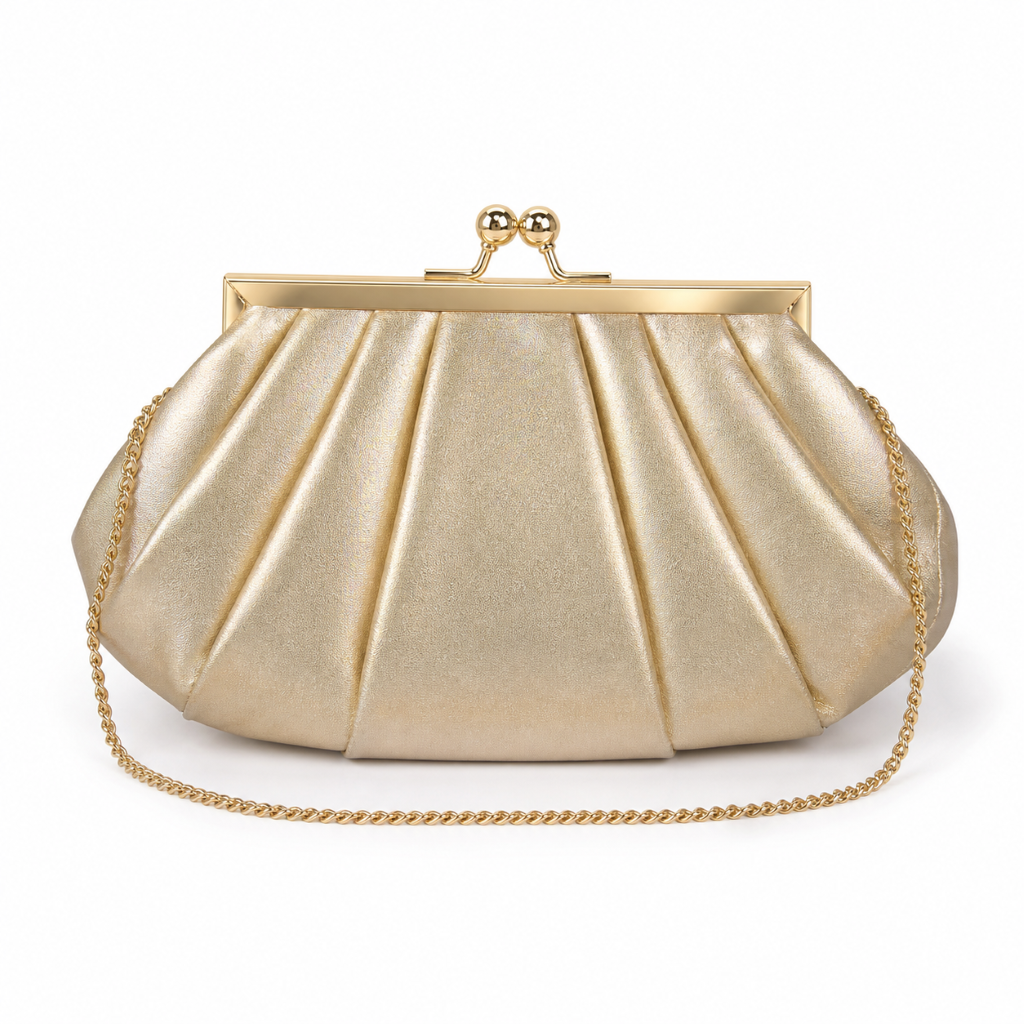 Remi Gold Evening Bag
